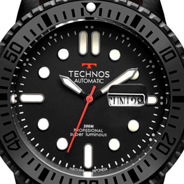 Relógio Technos Masculino Automático 8205OI/8P Professional Preto