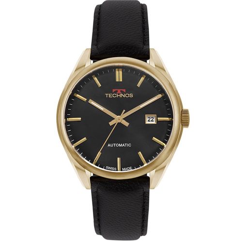 Relógio Technos Masculino Automático Suiço 2824aa/2p Dourado