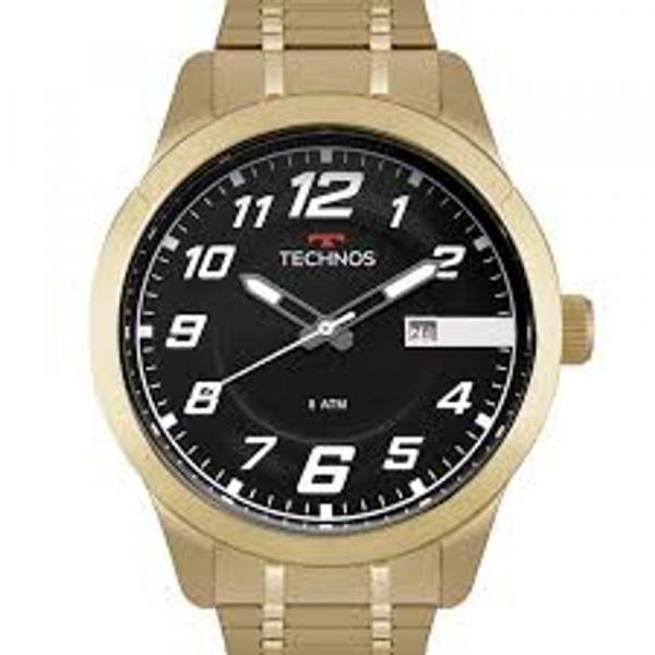 Relógio Technos Masculino Casual Dourado 2115Mox/4P