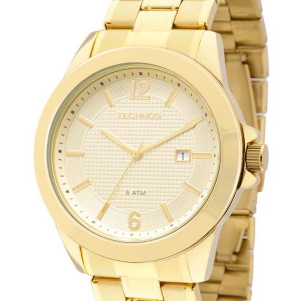 Relógio Technos Masculino Classic 2115KNP/4X Dourado