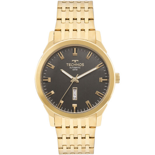 Relógio Technos Masculino Classic Automatico Dourado - 8205of/4p