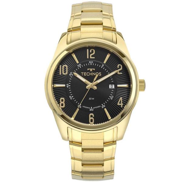 Relógio Technos Masculino Classic Dourado 2115MVC4P