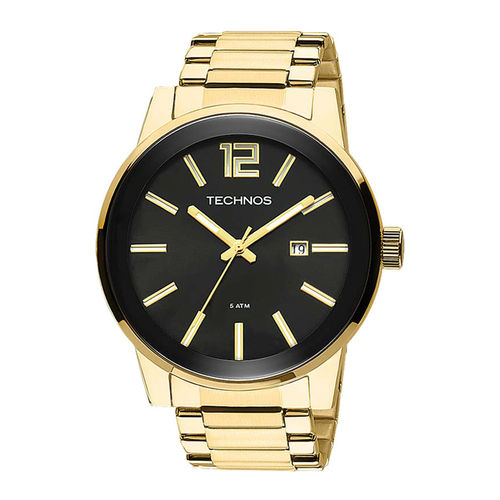 Relógio Technos Masculino Classic Dourado 2115tt4p