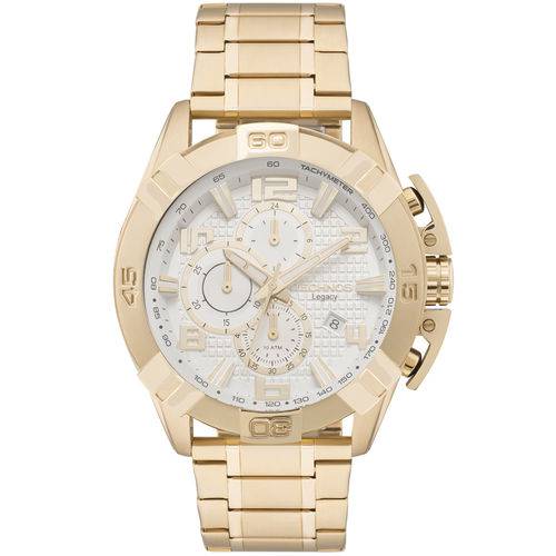 Relógio Technos Masculino Classic Legacy Dourado - Js15be/4k