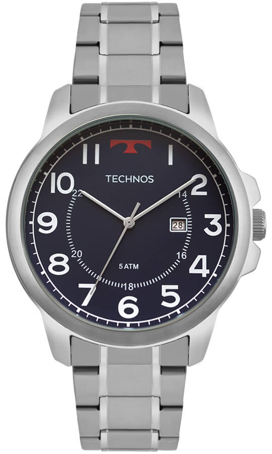 Relógio Technos Masculino Classic Steel 2115MOZ/1A