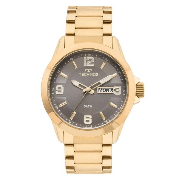 Relógio Technos Masculino Classic Steel Dourado - 2305am/4c