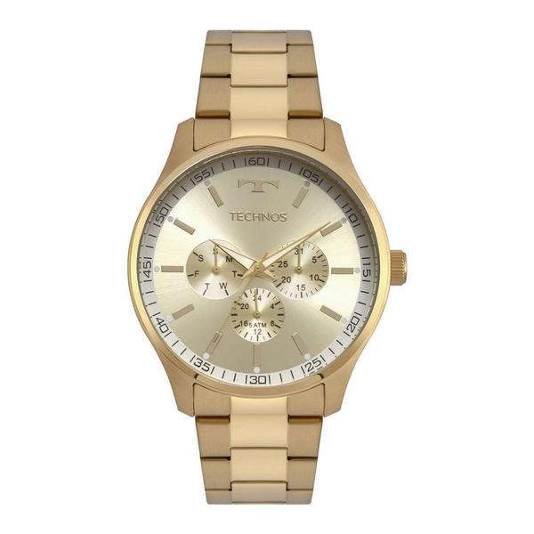 Relógio Technos Masculino Classic Steel Dourado 6P29AJN4X