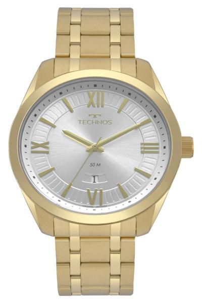 Relógio Technos Masculino Clássico Dourado 2115MSN/4X