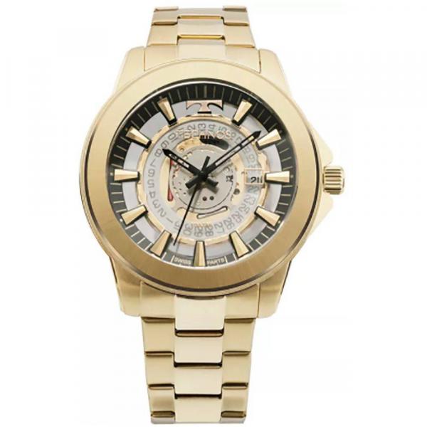 Relógio Technos Masculino Clássico Suiço Dourado F06111AA/4W