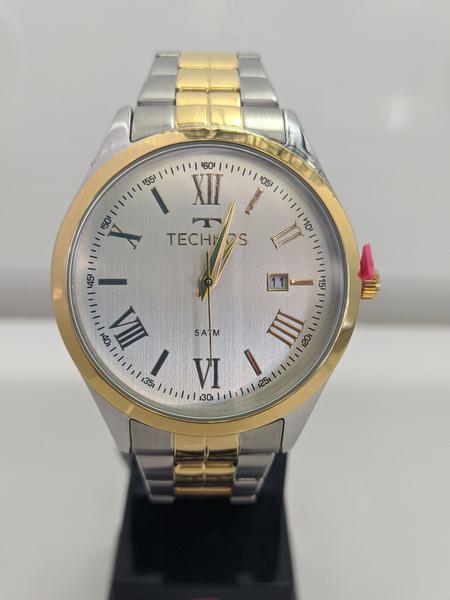 Relógio Technos Masculino Cor Dourada e Prata (2115mgn/5k)
