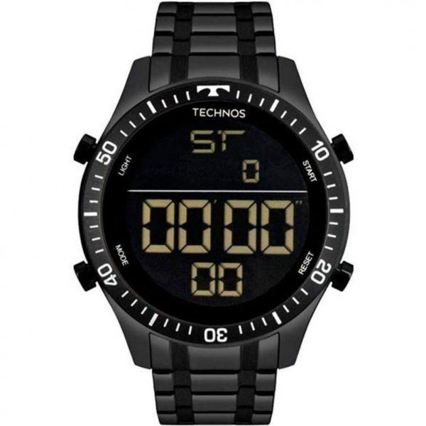 Relógio Technos Masculino Digital Performance Racer T02139AB/4P Aço Preto