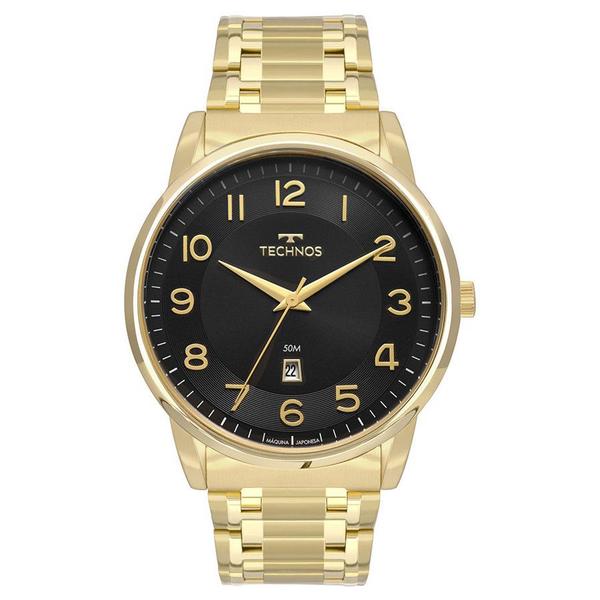 Relógio Technos Masculino Dourado Analógico 2117LBH/4P