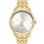 Relógio Technos Masculino Dourado Classic Steel 2115mtf/4k