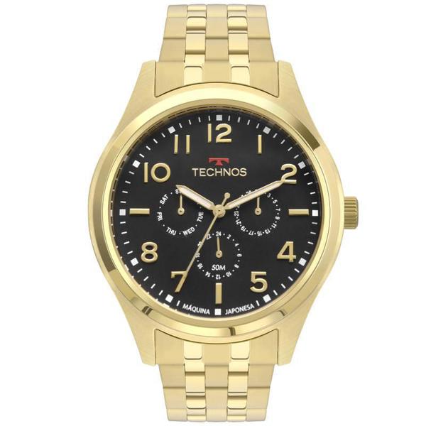 Relógio Technos Masculino Dourado Classic Steel - 6P29AKI-4P