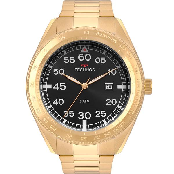 Relógio Technos Masculino Dourado Racer 2115MRL/4P