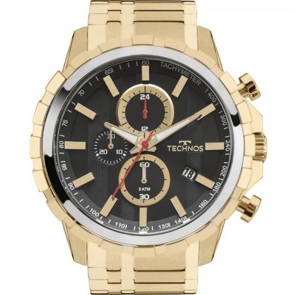 Relógio Technos Masculino Dourado Skymaster JS15EY/4P