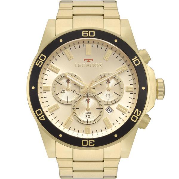 Relógio Technos Masculino Dourado Skymaster JS25BZ/4P