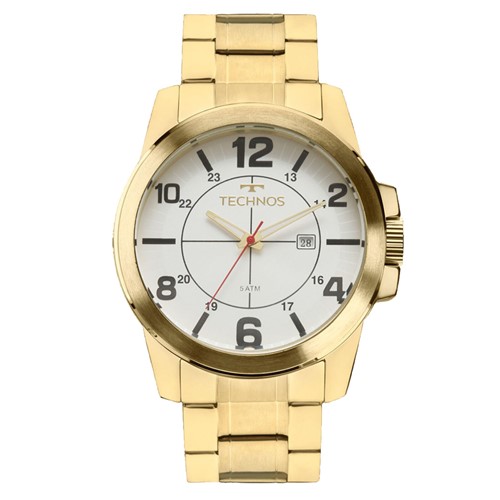 RelÃ³gio Technos Masculino Elegant AnalÃ³gico Dourado 2115MGS4K - Dourado - Dafiti