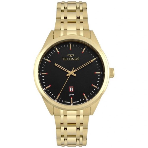 Relógio Technos Masculino Elegant Analógico Dourado 2115MSB4P