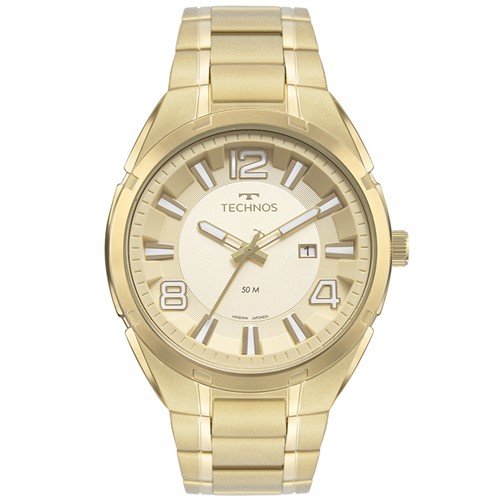 Relógio Technos Masculino Elegant Analógico Dourado 2117LDA1X