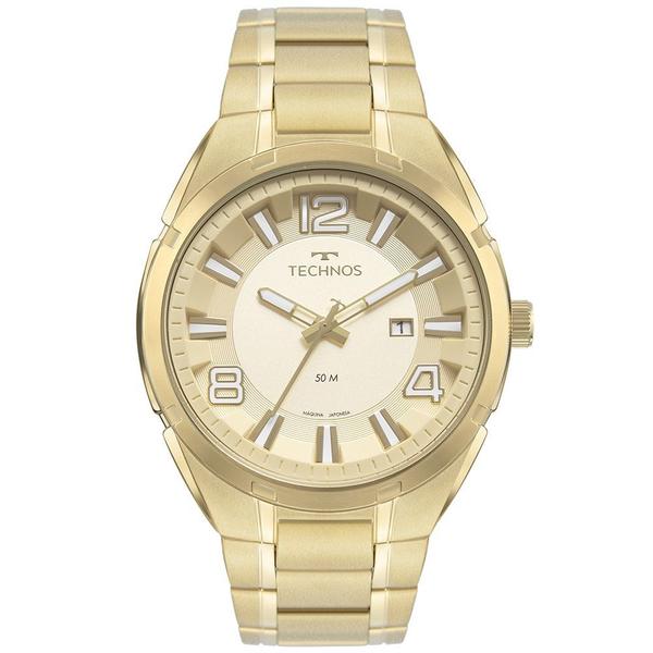 Relógio Technos Masculino Elegant Analógico Dourado 2117LDA1X