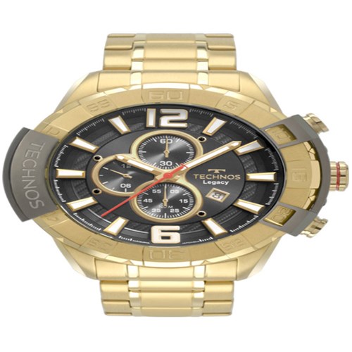 Relógio Technos Masculino Esportivo Legacy Dourado Os10fe/4P