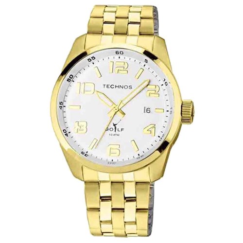 Relógio Technos Masculino Golf Dourado 2315Gc/4B - Análogo