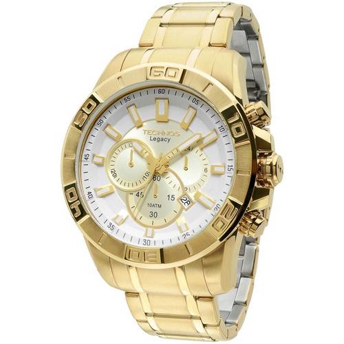 Relógio Technos Masculino Js25an/4b Classic Dourado