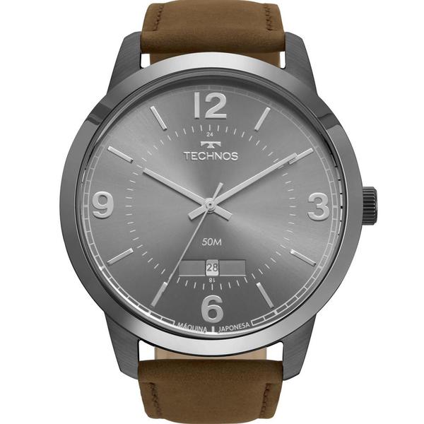 Relógio Technos Masculino Marrom Steel 2115MTE/2C