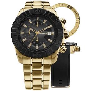 Relógio Technos Masculino Performance Carbon Troca Pulseira JS15BD/4P