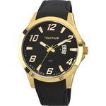 Relógio Technos Masculino Performance Racer 2115KQA/8P Dourado Pulseira Silicone