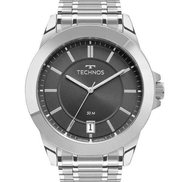 Relógio Technos Masculino Prata Classic Steel 2415DG/1P