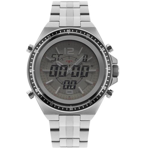 Relógio Technos Masculino Prateado Digiana - 2035Mos-1B