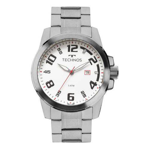 Relogio Technos Masculino Prateado Performance Racer 2115mgr/1b