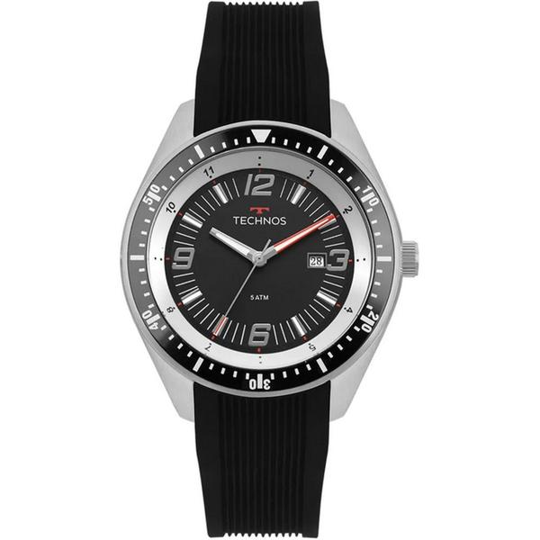 Relógio Technos Masculino Pulseira de Silicone 2115mqr/8p