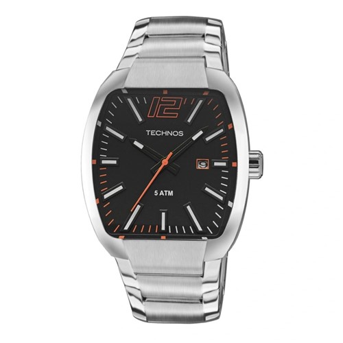 RelÃ³gio Technos Masculino Racer AnalÃ³gico Prata 2115KLH1P - Prata - Dafiti