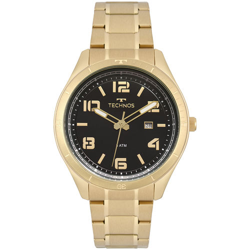 Relógio Technos Masculino Racer Dourado 2115mpc/4p