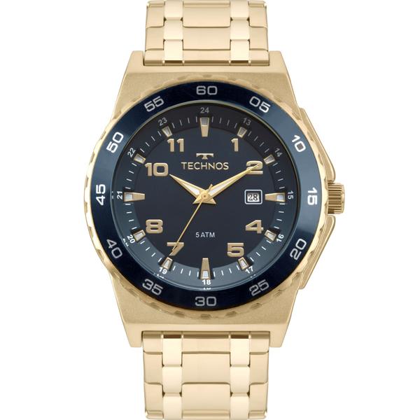 Relógio Technos Masculino Racer Dourado 2115MQL/4A