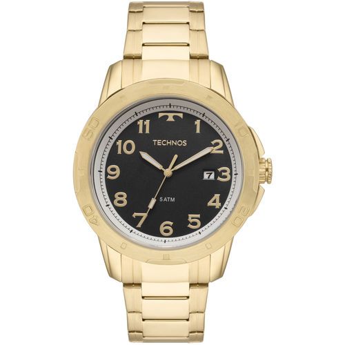 Relógio Technos Masculino Racer Dourado - 2315ack/4p