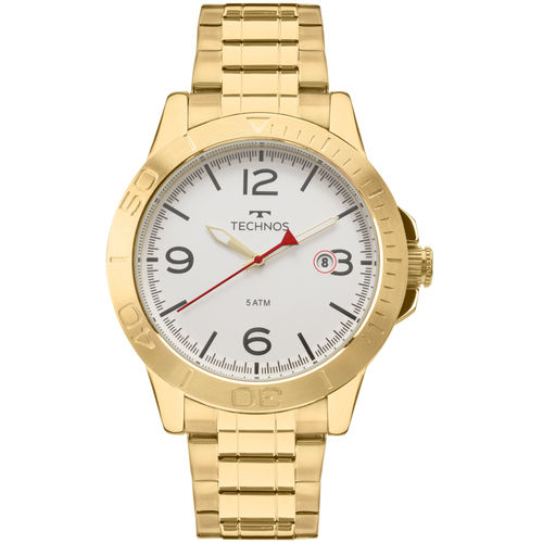 Relógio Technos Masculino Racer Dourado - 2315kzp/4b