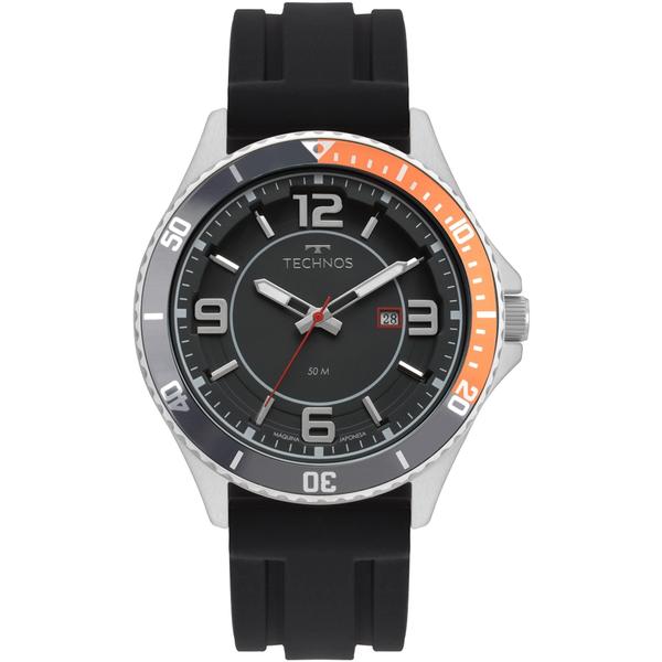 Relógio Technos Masculino Racer Prata 2115MSJ8P