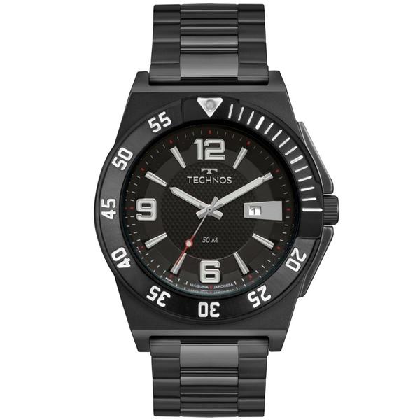 Relógio Technos Masculino Racer Preto 2117LBL4P