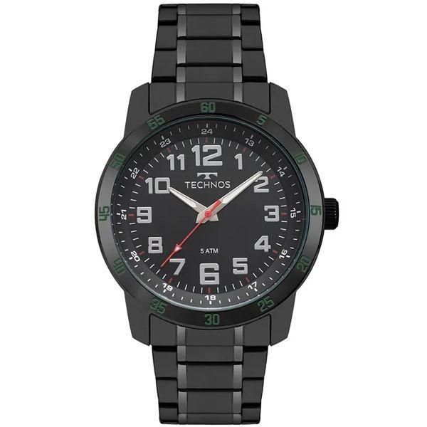 Relógio Technos Masculino Racer Preto Fosco 2035mnz/4p