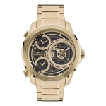 Relógio Technos Masculino Ref: 2035mla/4p Big Case Dourado