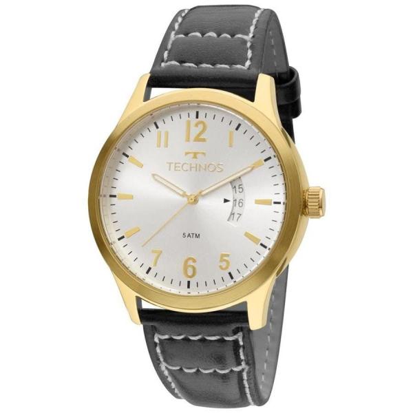 Relógio Technos Masculino Ref: 2115ktq/2k Casual Dourado