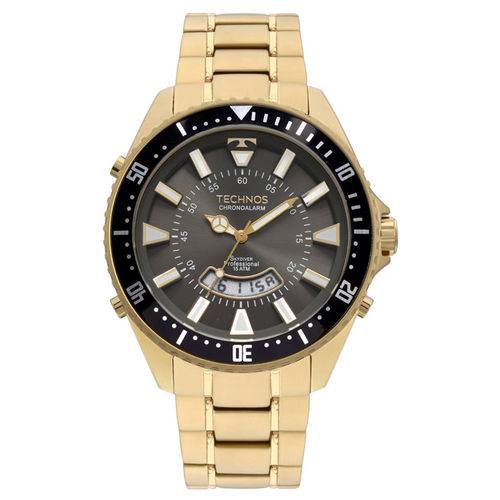 Relógio Technos Masculino Skydive Dourado T205ji4c