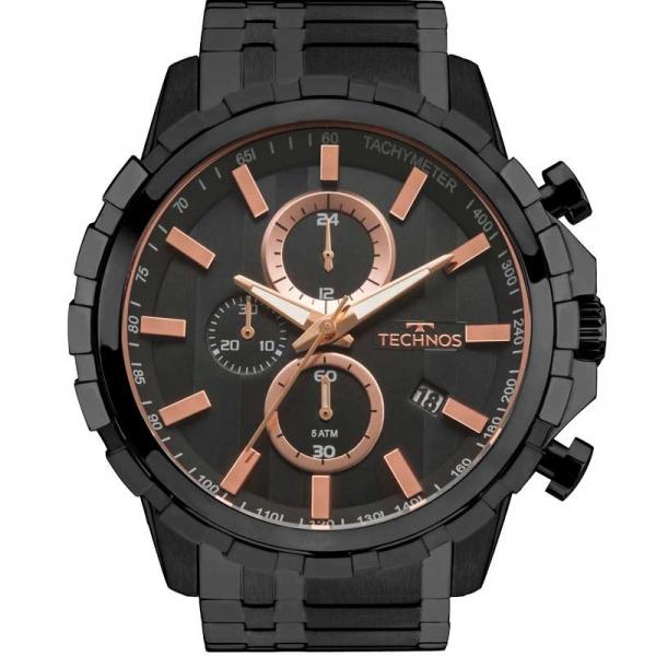 Relógio Technos Masculino Skymaster Cronógrafo Preto JS15FB/4P