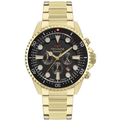 Relógio Technos Masculino Skymaster Dourado Js25cd4c