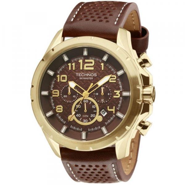 Relógio Technos Masculino Skymaster JS25BG/0M Cronógrafo Dourado