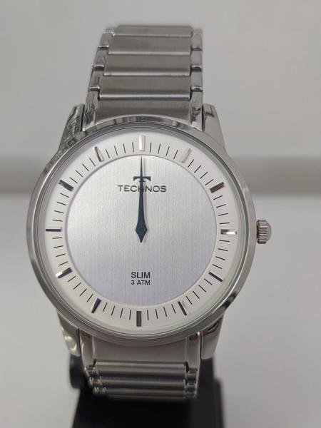 Relógio Technos Masculino Slim Cor Prata (Gl20a4)